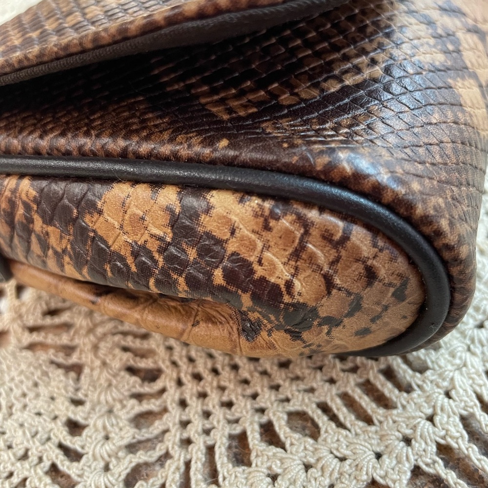 Coach Mini Ruby Python Embossed Crossbody Purse. - image 7